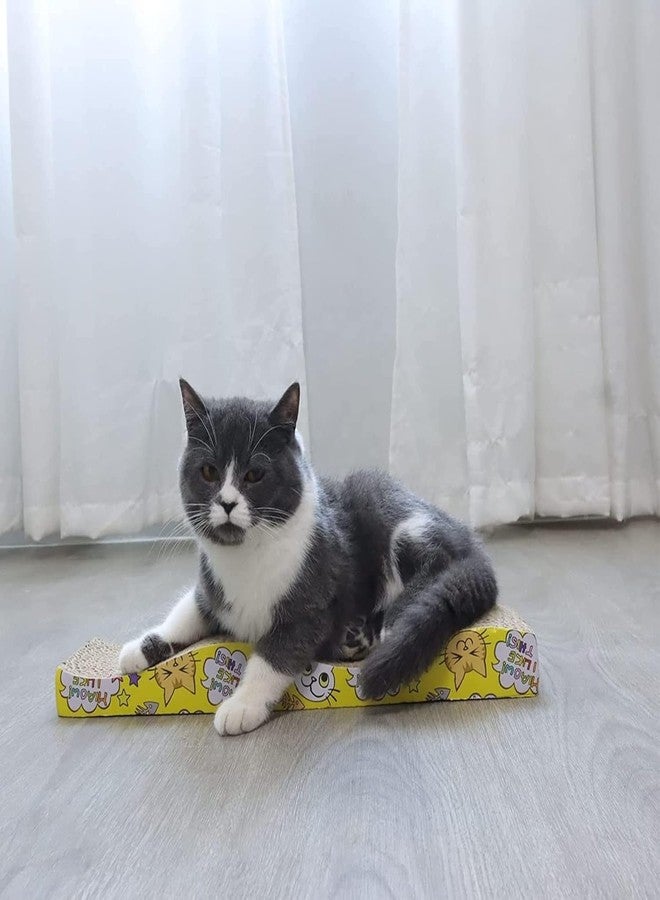 KittuPet Wave Reversible Cat Scratcher Cat Scratcher, XL Cat Scratching Post Suitable for All Type of Kitten, Large Size (Pack of 1) - Image 5